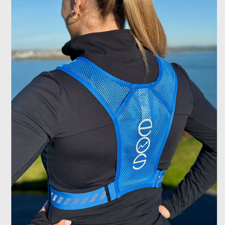 Kamizelka biegowa wodoodporna EOS ELITE UltraLight Blue | VUX.pl
