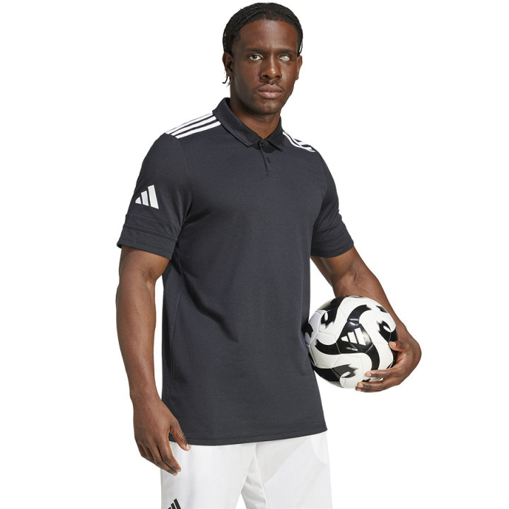 Koszulka polo męska adidas Squadra 25 czarna krótki rękaw | VUX.pl