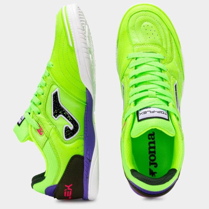 Buty piłkarskie halowe męskie Joma Top Flex 2511 zielone | VUX.pl