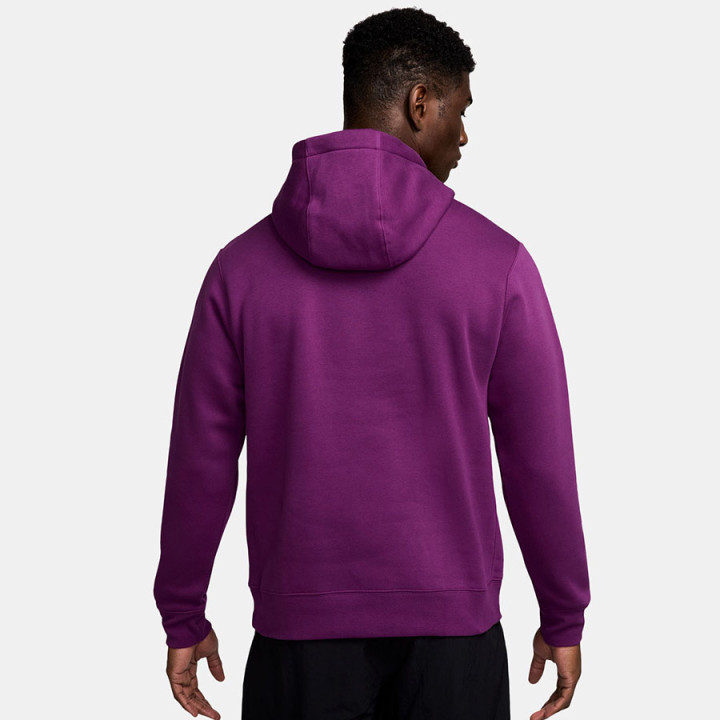 Bluza z kapturem męska Nike FC Barcelona Club fioletowa | VUX.pl