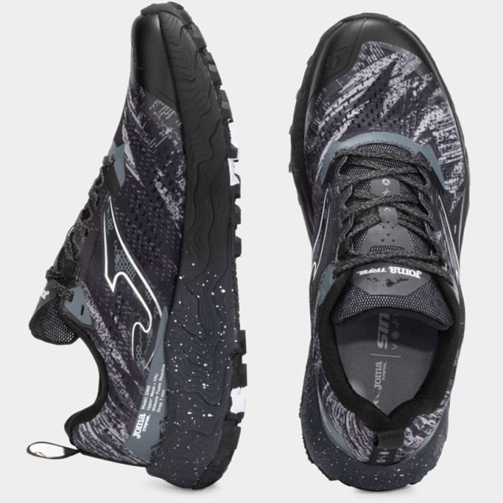 Buty do biegania męskie sznurowane Joma Sima czarne | VUX.pl