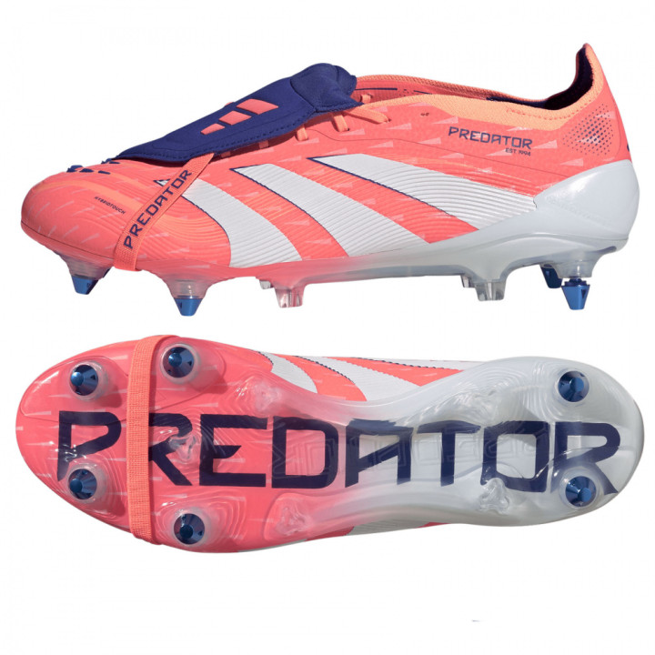 Buty piłkarskie wkręty adidas Predator Elite SG czerwone | VUX.pl