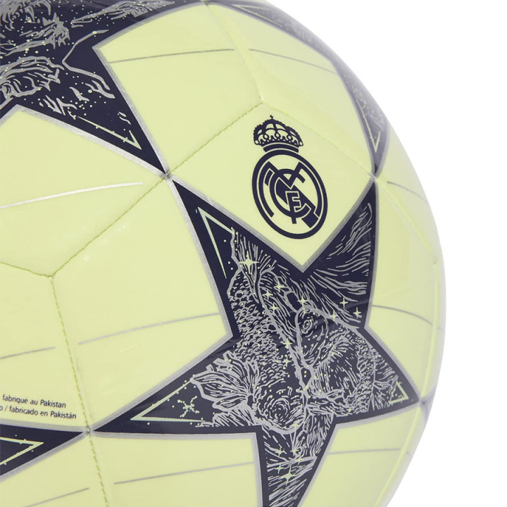 Piłka nożna na trawę adidas UCL Real Madryt Club zielona | VUX.pl