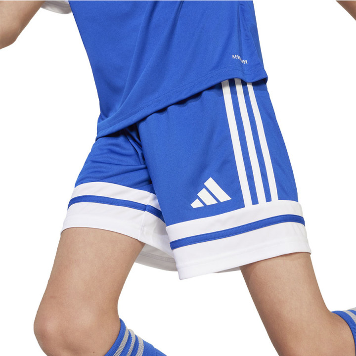 Spodenki piłkarskie dziecięce adidas Squadra 25 niebieskie | VUX.pl