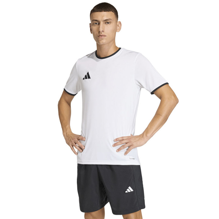 Koszulka piłkarska męska adidas Entrada 26 biała JZ2508 | VUX.pl