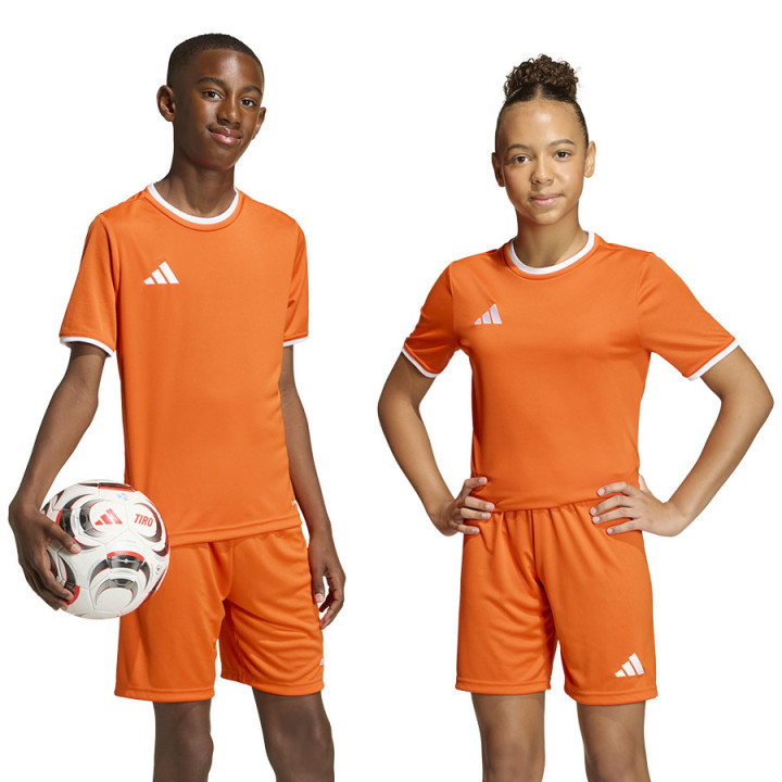 Koszulka piłkarska junior adidas Entrada 26 pomarańczowa | VUX.pl
