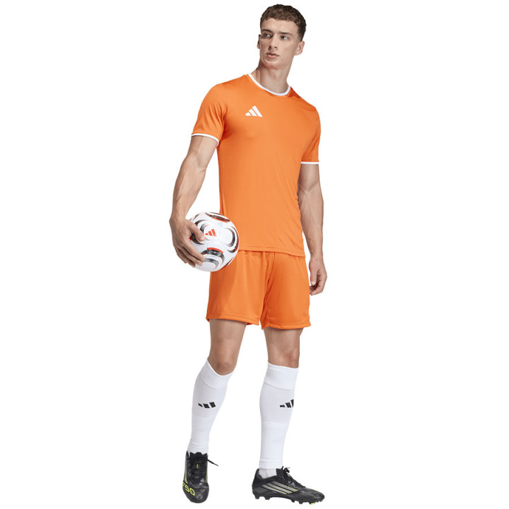 Spodenki piłkarskie męskie adidas Entrada 26 pomarańczowe | VUX.pl