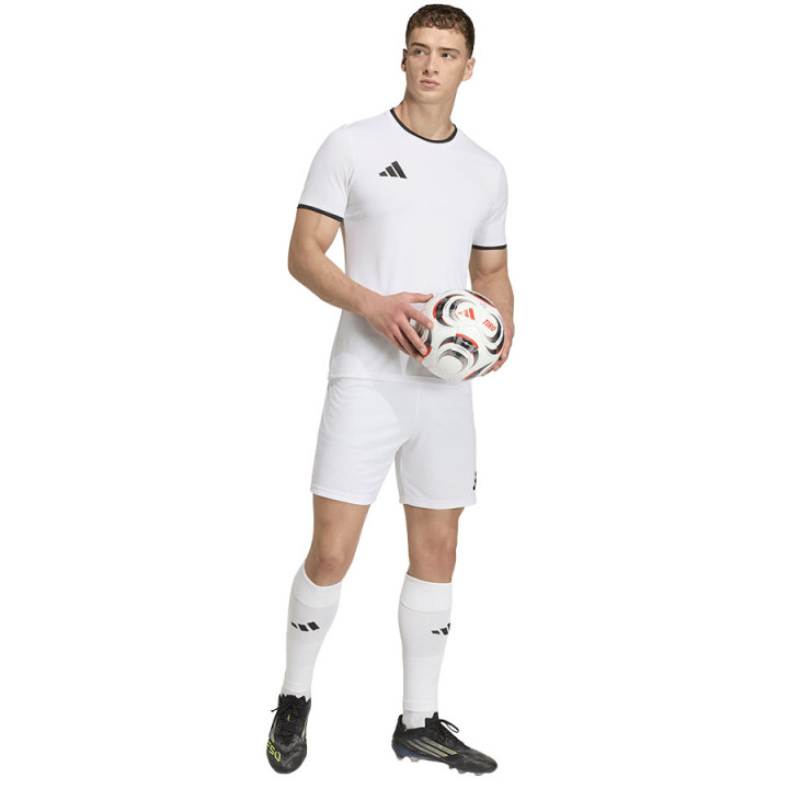 Spodenki piłkarskie męskie adidas Entrada 26 białe JZ2516 | VUX.pl