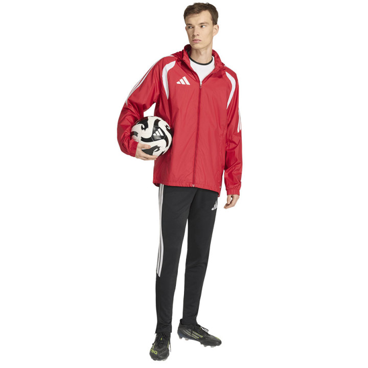 Kurtka przeciwwiatrowa męska adidas Tiro 26 League czerwona | VUX.pl