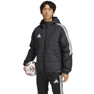 Kurtka zimowa parka z kapturem męska adidas Tiro 26 czarna | VUX.pl