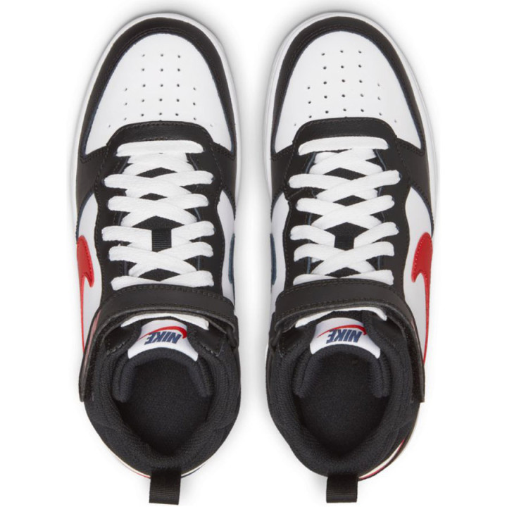 Trampki dziecięce Nike Court Borough Mid 2 BG białe | VUX.pl