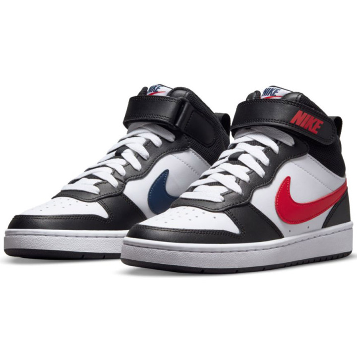 Trampki dziecięce Nike Court Borough Mid 2 BG białe | VUX.pl
