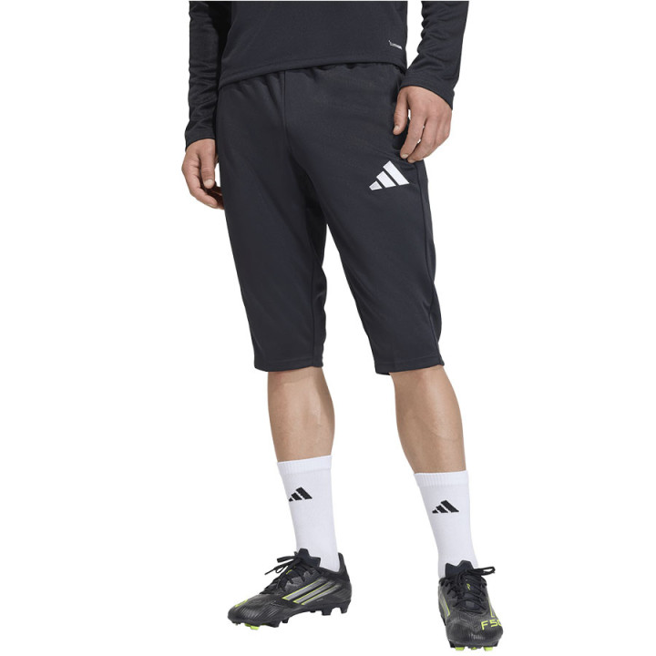 Spodnie piłkarskie 3/4 męskie adidas Entrada 26 czarne JZ9132 | VUX.pl