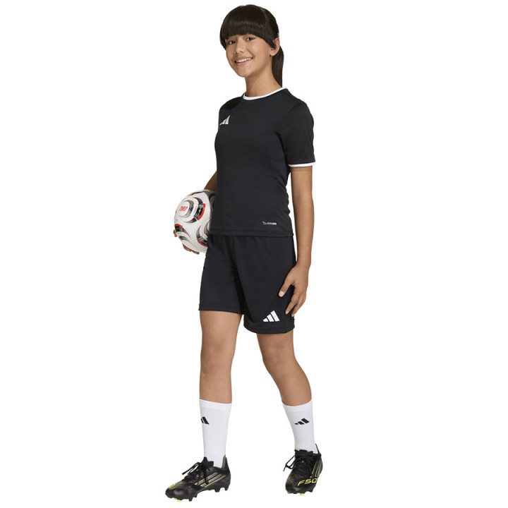Spodenki piłkarskie junior adidas Entrada 26 czarne JZ6531 | VUX.pl