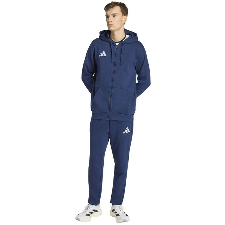 Bluza rozpinana z kapturem męska adidas Entrada 26 granatowa | VUX.pl