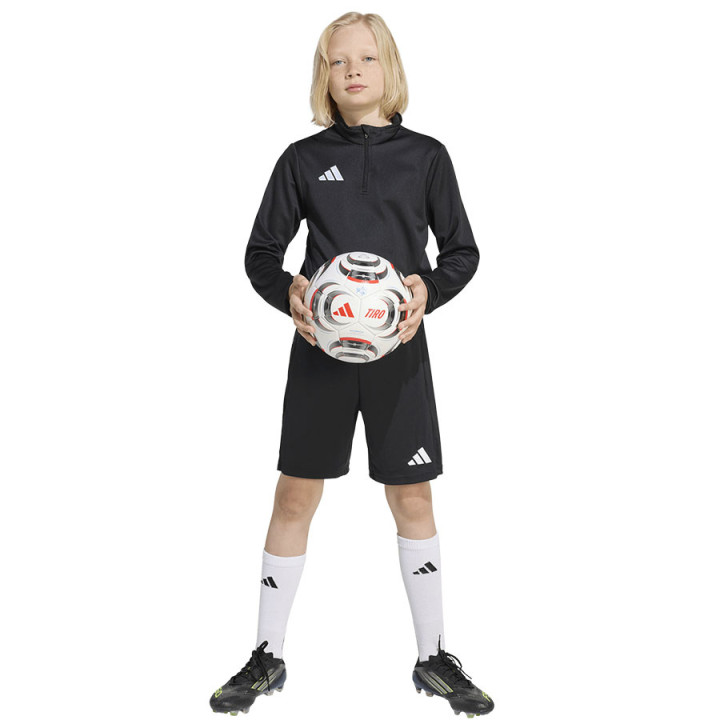 Spodenki piłkarskie junior adidas Entrada 26 czarne JZ9131 | VUX.pl