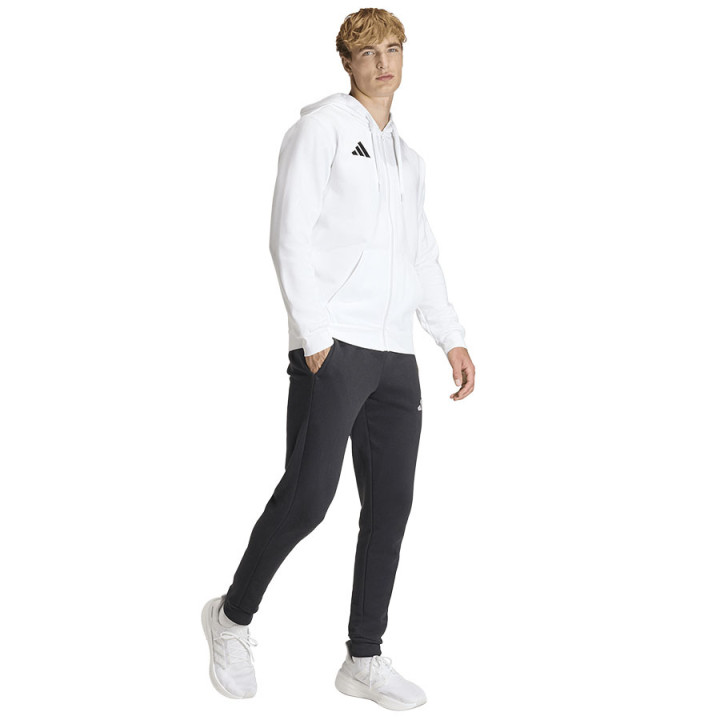 Bluza rozpinana z kapturem męska adidas Entrada 26 biała | VUX.pl