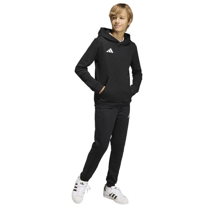 Spodnie dresowe bawełniane junior adidas Entrada 26 czarne | VUX.pl
