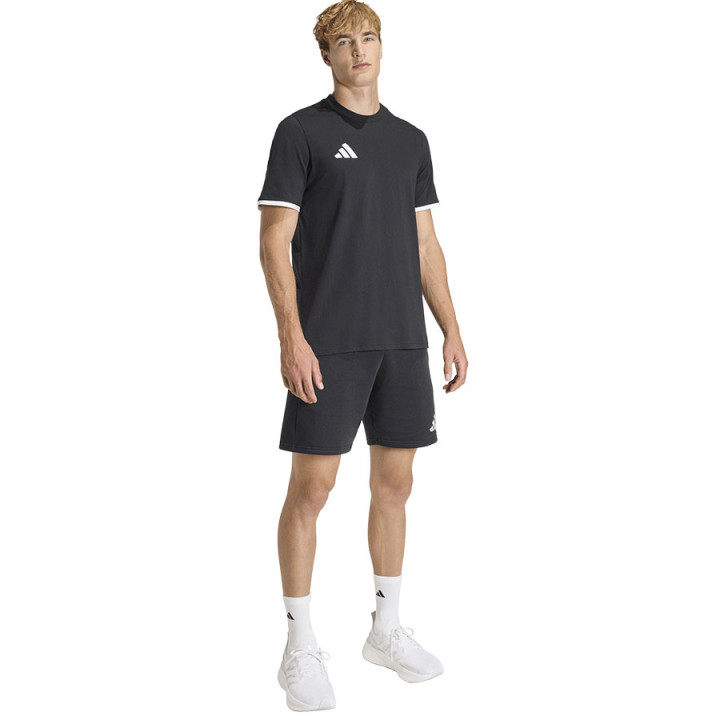 Koszulka bawełniana męska adidas Entrada 26 czarna JZ6675 | VUX.pl