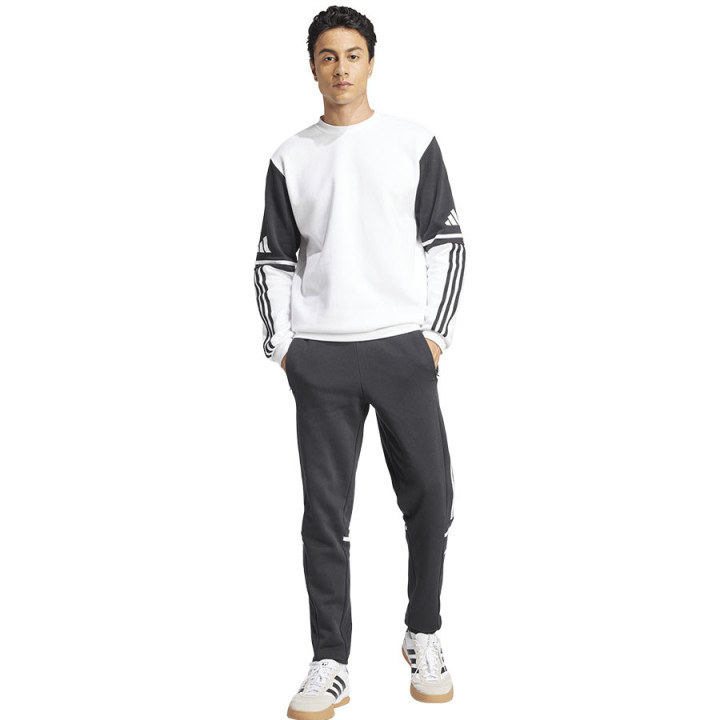 Bluza męska adidas Squadra 25 Sweat Crew biało-czarna JD2959 | VUX.pl