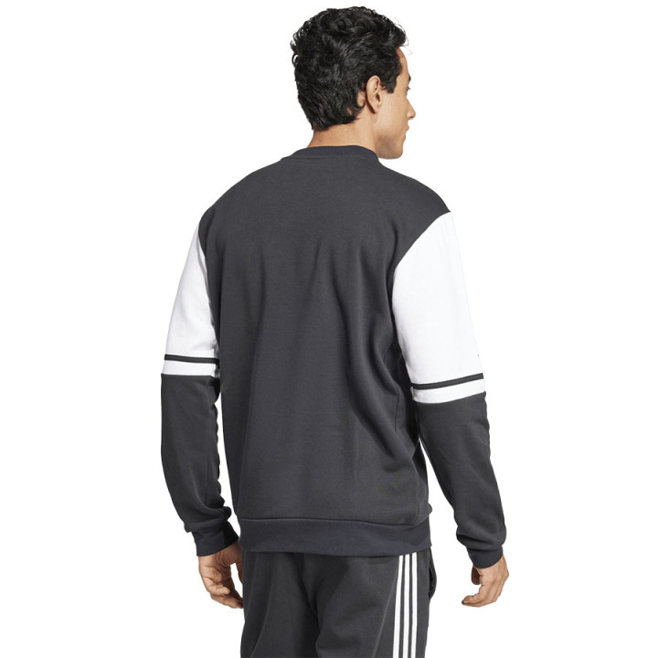 Bluza bawełniana męska adidas Squadra 25 Sweat Crew czarna | VUX.pl