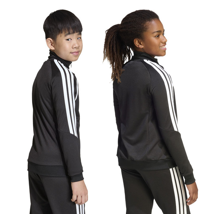 Bluza treningowa rozpinana junior adidas Tiro 26 czarna | VUX.pl