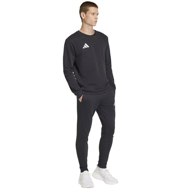 Bluza bawełniana męska adidas Entrada 26 Sweat Top czarna | VUX.pl