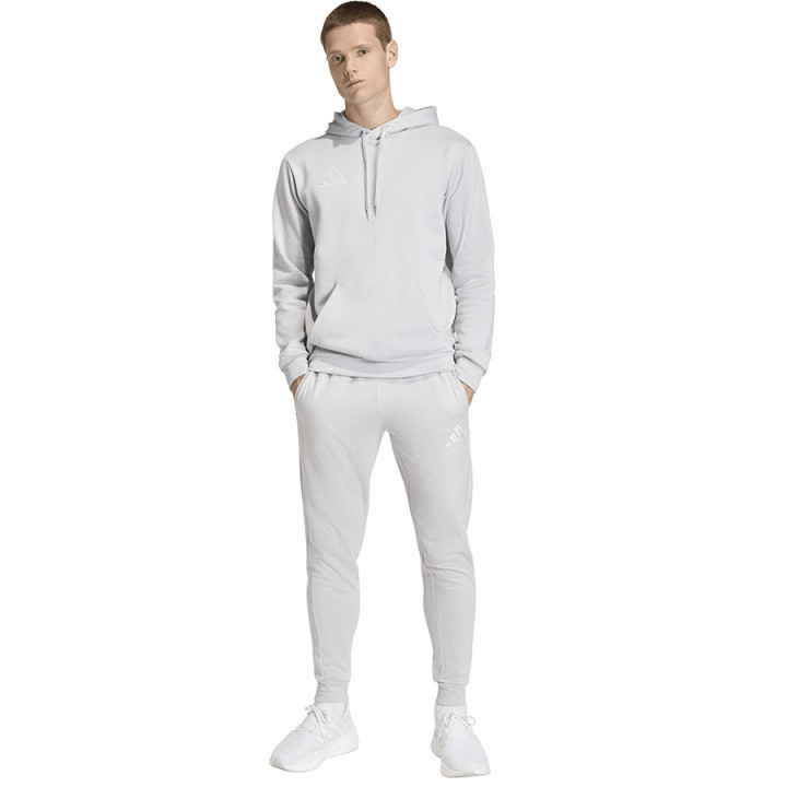 Bluza bawełniana z kapturem męska adidas ENTRADA 26 szara | VUX.pl