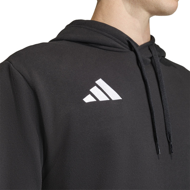 Bluza bawełniana z kapturem męska adidas Entrada 26 czarna | VUX.pl