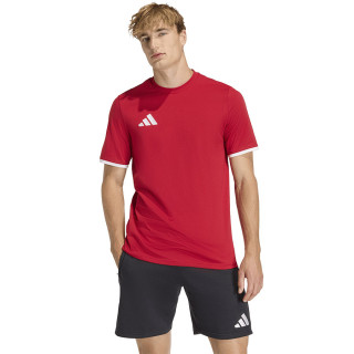 Koszulka bawełniana męska adidas Entrada 26 czerwona JZ6676 | VUX.pl