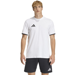 Koszulka bawełniana męska adidas Entrada 26 biała JZ6679 | VUX.pl