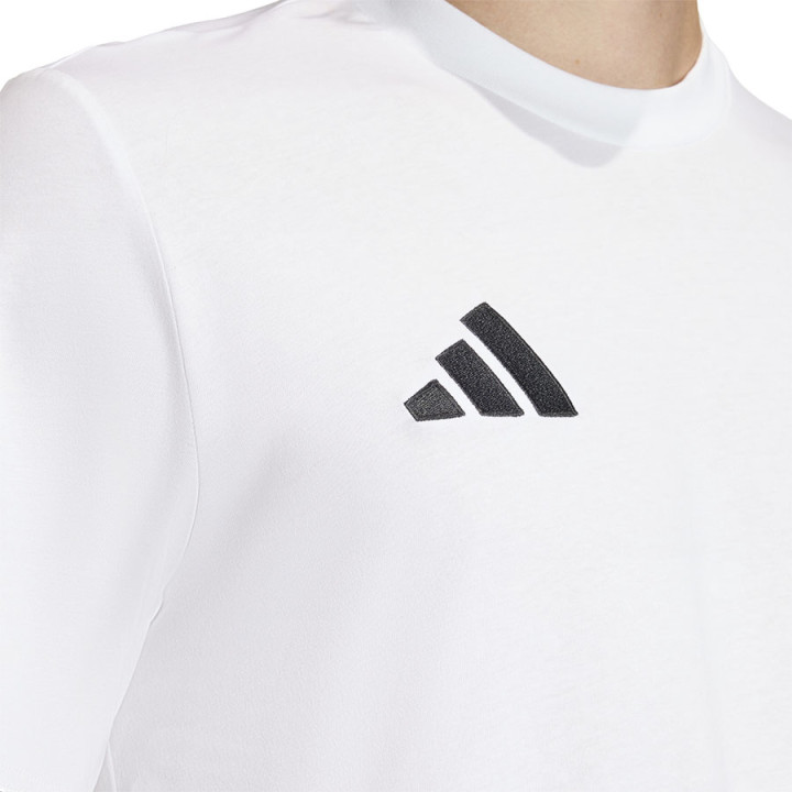 Koszulka bawełniana męska adidas Entrada 26 biała JZ6679 | VUX.pl