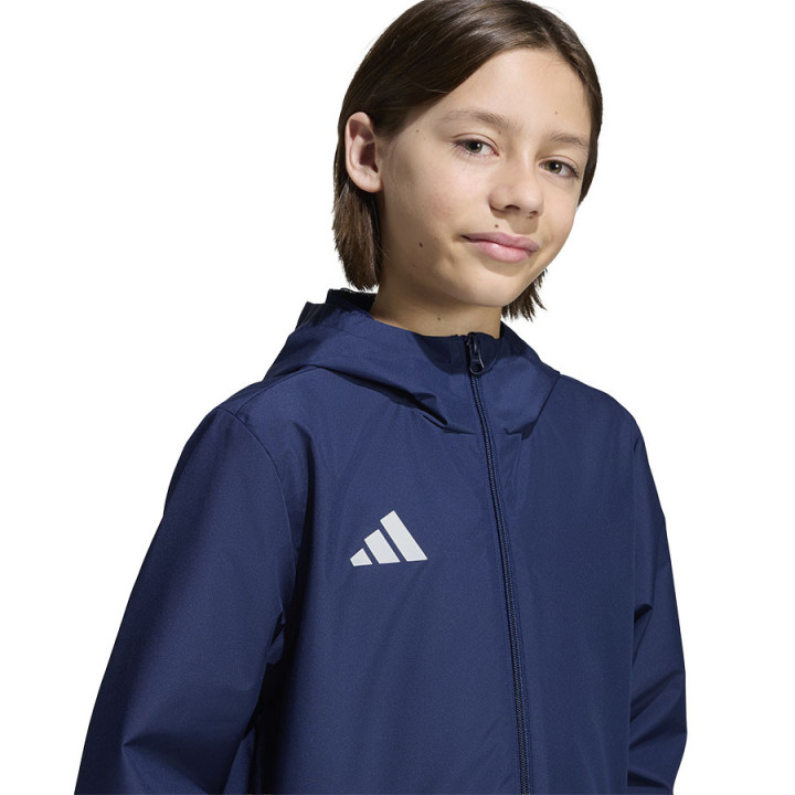 Kurtka przeciwdeszczowa junior adidas Entrada 26 AW JZ9103 | VUX.pl