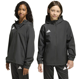 Kurtka przeciwdeszczowa junior adidas Entrada 26 czarna | VUX.pl