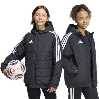 Kurtka zimowa z kapturem junior adidas Tiro 26 czarna KA5319 | VUX.pl
