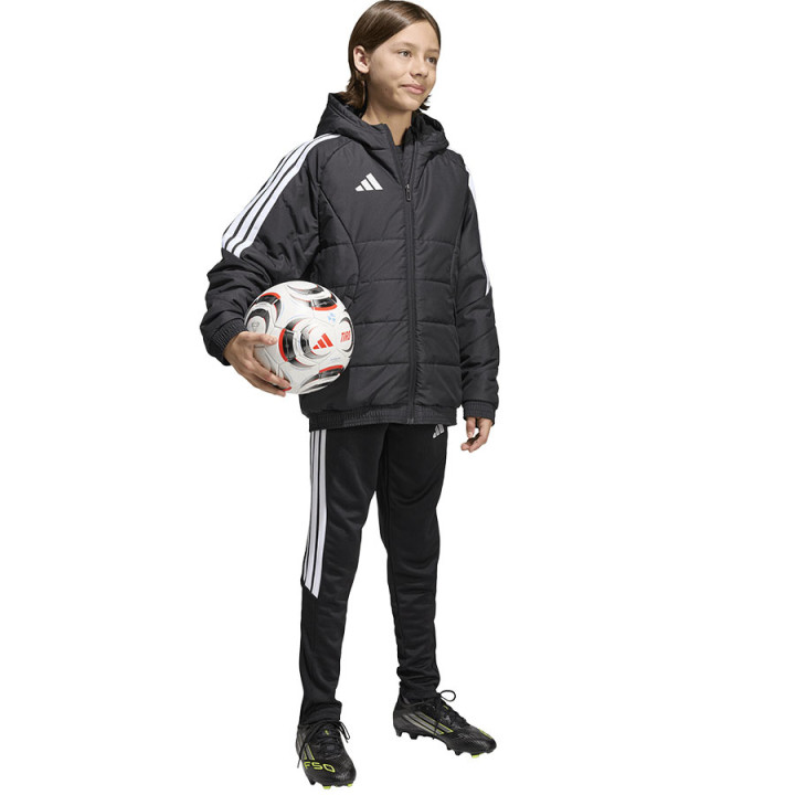 Kurtka zimowa z kapturem junior adidas Tiro 26 czarna KA5319 | VUX.pl