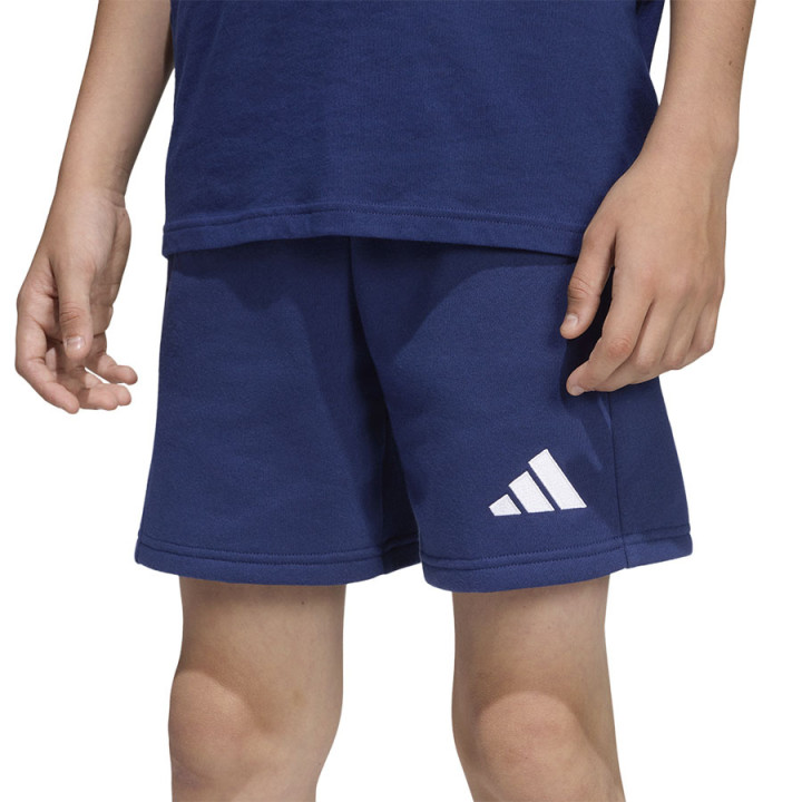 Spodenki bawełniane dziecięce adidas ENTRADA 26 granatowe | VUX.pl