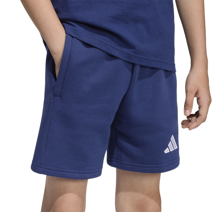 Spodenki bawełniane dziecięce adidas ENTRADA 26 granatowe | VUX.pl