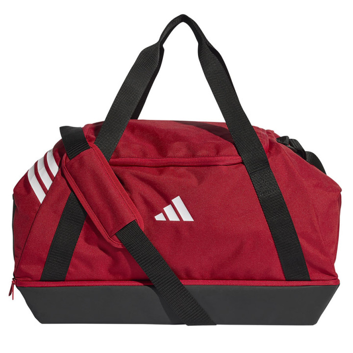 Torba treningowa adidas Tiro Duffel z dolną komorą czerwona | VUX.pl