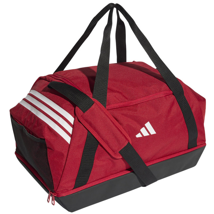 Torba treningowa adidas Tiro Duffel z dolną komorą czerwona | VUX.pl