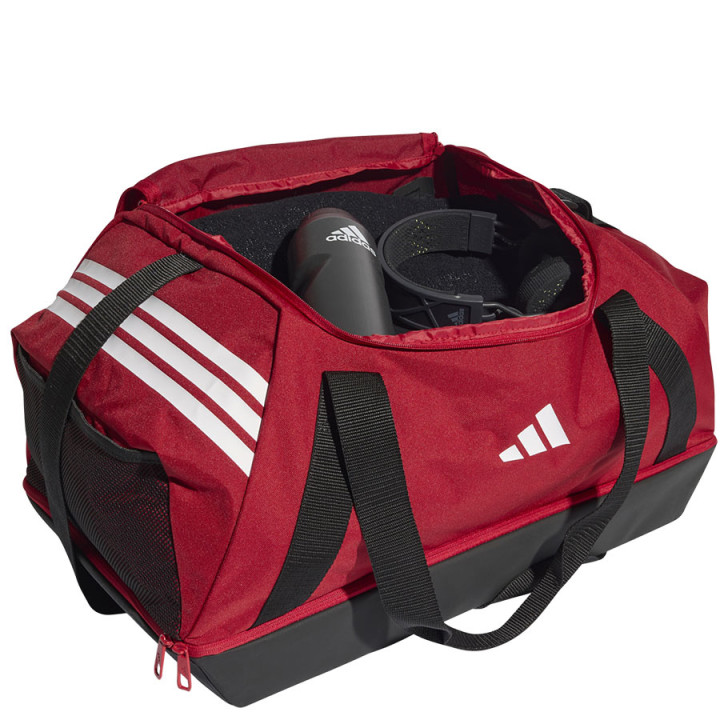Torba treningowa adidas Tiro Duffel z dolną komorą czerwona | VUX.pl