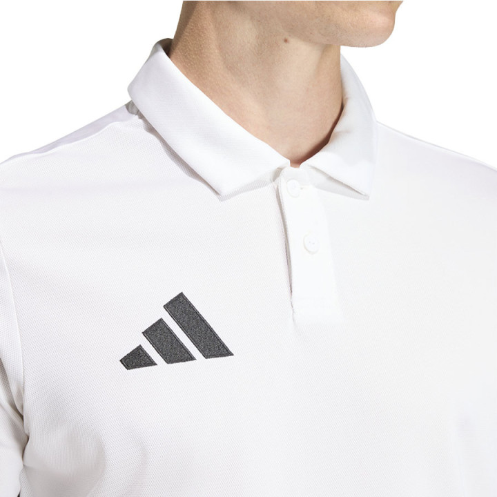 Koszulka polo poliestrowa męska adidas ENTRADA 26 biała | VUX.pl