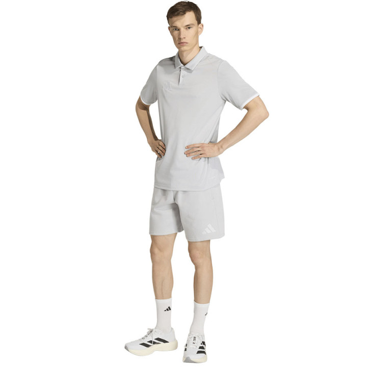 Koszulka polo z długim rękawem męska adidas Entrada 26 szara | VUX.pl