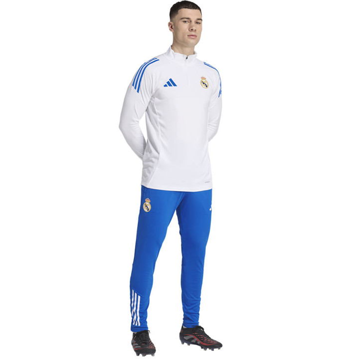 Bluza rozpinana męska adidas Real Madryt Training Top biała JP4027