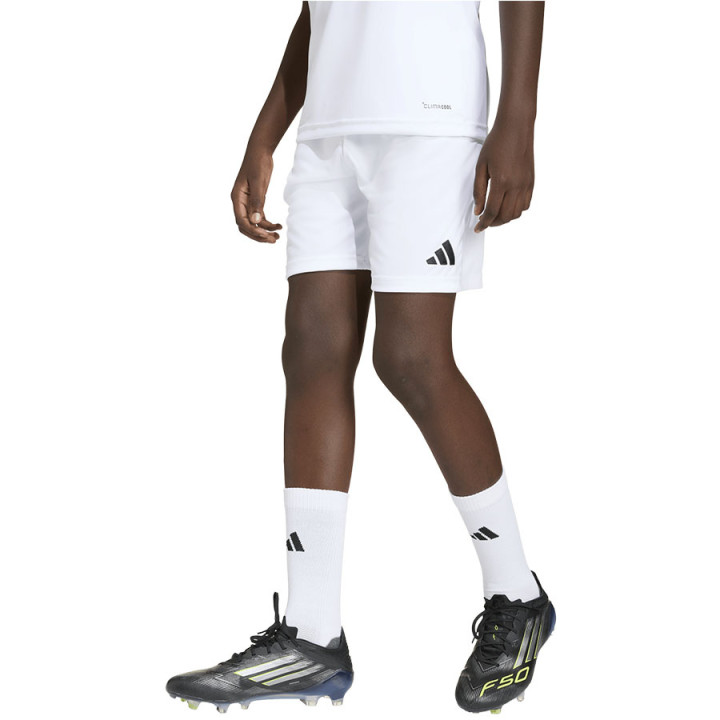 Spodenki piłkarskie junior adidas Entrada 26 białe JZ6526 | VUX.pl