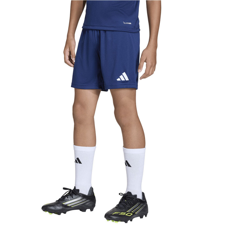 Spodenki piłkarskie junior adidas Entrada 26 granatowe JZ6532 | VUX.pl