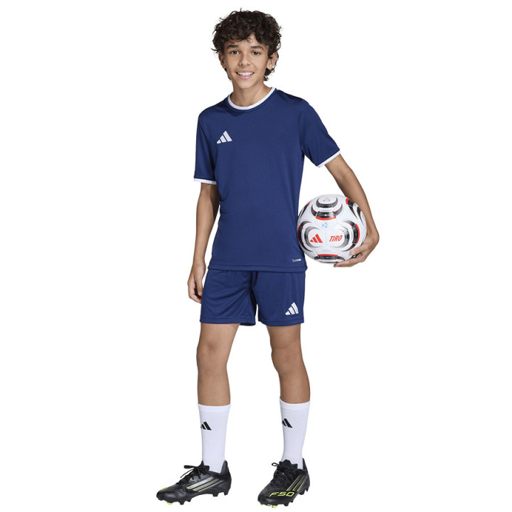 Spodenki piłkarskie junior adidas Entrada 26 granatowe JZ6532 | VUX.pl