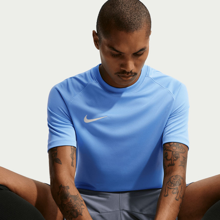 Koszulka piłkarska męska Nike Park VIII Dri-FIT błękitna | VUX.pl