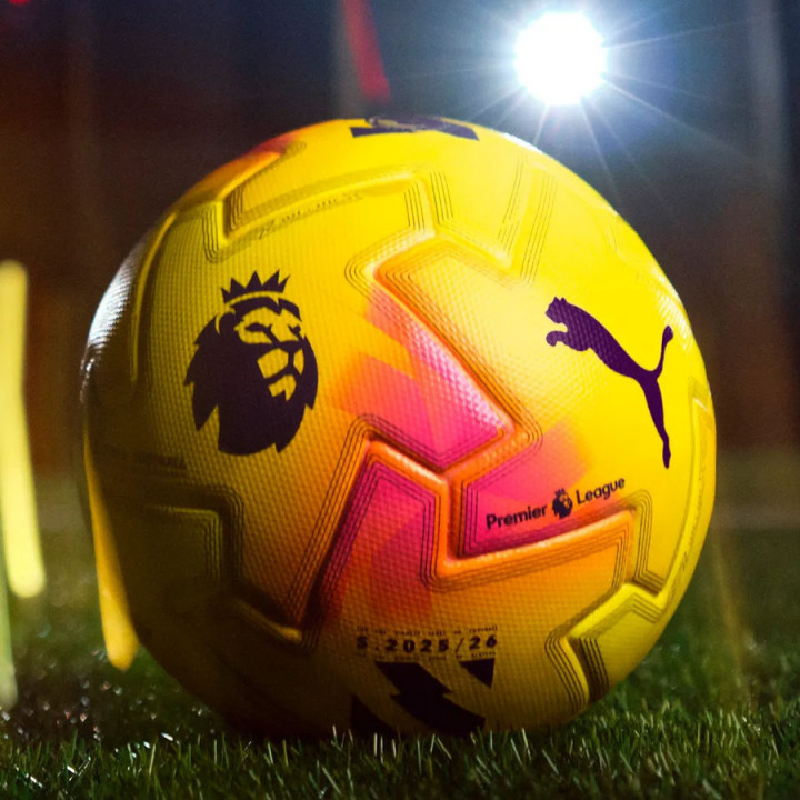 Piłka nożna Puma Orbita Ultimate PL Lights żółta 084702-01 | VUX.pl