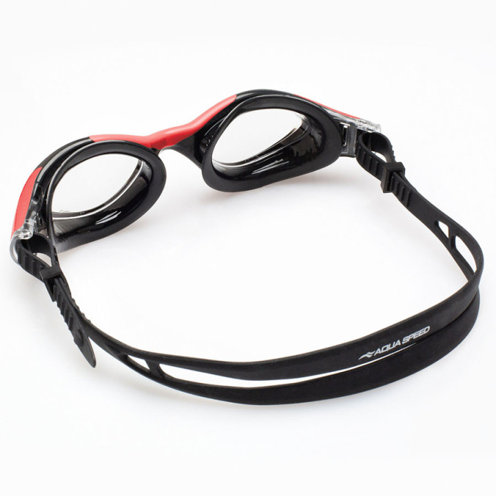 Okulary pływackie Aqua Speed Aquilo czarno-czerwone 62649-31 | VUX.pl